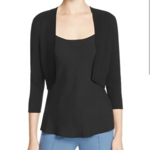 Theory | Amarissa Cropped Cardigan in black, size S - Picture 4 of 9